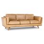 Timber 90" Leather Sofa - Charme Tan