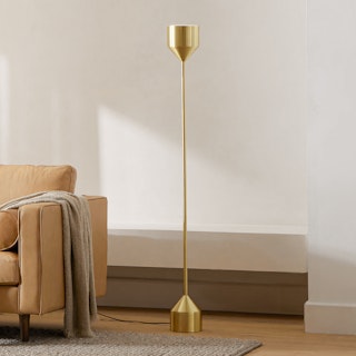 Barbell Floor Lamp - Brass