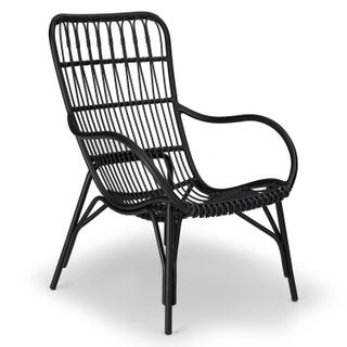 Medan 25" Outdoor Lounge Chair - Graphite
