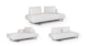 Divan Quartz White Right Chaise Lounge - Gallery View 4 of 11.