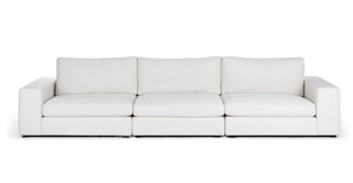 Beta Quartz White Modular Sofa