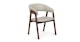 Josra Welsh Taupe Walnut Dining Chair - Gallery View 1 of 10.