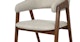 Josra Welsh Taupe Walnut Dining Chair - Gallery View 7 of 10.