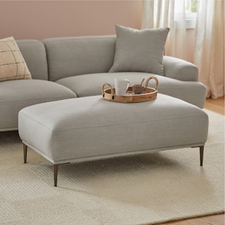 Abisko 45.5" Ottoman - Welsh Gray