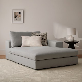 Beta 49" Right Chaise Module - Welsh Gray