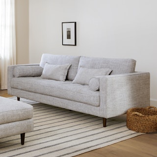 Sven 88" Tufted Sofa - Stone Gray