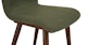 Sede Olio Green Walnut Dining Chair - Gallery View 6 of 11.
