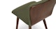 Sede Olio Green Walnut Dining Chair - Gallery View 8 of 11.