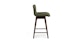 Sede Olio Green Walnut Swivel Counter Stool - Gallery View 4 of 12.