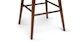 Sede Olio Green Walnut Swivel Counter Stool - Gallery View 9 of 12.