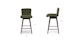 Sede Olio Green Walnut Swivel Counter Stool - Gallery View 12 of 12.