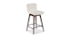 Sede Vintage White Walnut Swivel Counter Stool - Gallery View 1 of 12.