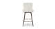 Sede Vintage White Walnut Swivel Counter Stool - Gallery View 3 of 12.