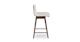 Sede Vintage White Walnut Swivel Counter Stool - Gallery View 4 of 12.
