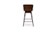 Sede Vintage White Walnut Swivel Counter Stool - Gallery View 5 of 12.