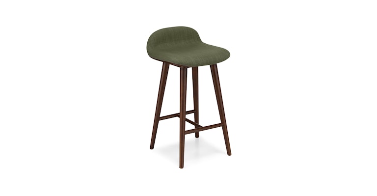 Sede Olio Green Walnut Counter Stool - Primary View 1 of 11 (Open Fullscreen View).