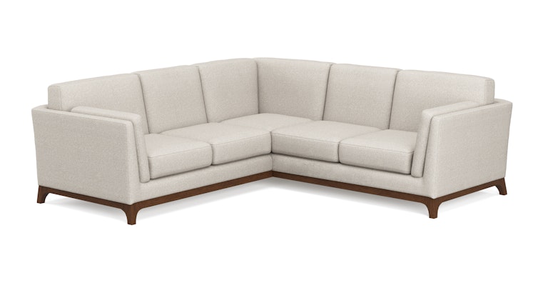 Ceni Chalk Gray Corner Sectional - Primary View 1 of 11 (Open Fullscreen View).