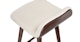 Sede Vintage White Walnut Counter Stool - Gallery View 6 of 10.