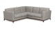 Ceni Quarry Gray Corner Sectional - Gallery View 1 of 11.