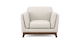 Ceni Chalk Gray Armchair - Gallery View 1 of 9.