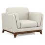 Ceni 39" Lounge Chair - Chalk Gray