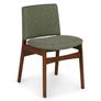 Nosh Dining Chair - Walnut and Hemlock Green