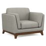 Ceni 39" Lounge Chair - Quarry Gray
