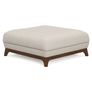 Ceni 35" Ottoman - Chalk Gray