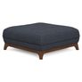Ceni 35" Ottoman - Denim Blue