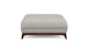 Ceni Quarry Gray Ottoman - Gallery View 1 of 8.