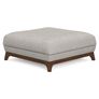 Ceni 35" Ottoman - Quarry Gray