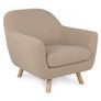 Gabriola 34" Lounge Chair - Sandstone Wool Bouclé