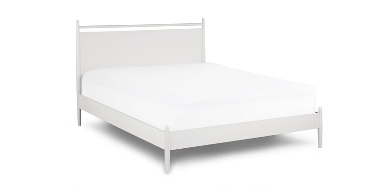 Lenia Panel White Queen Bed - Primary View 1 of 14 (Open Fullscreen View).