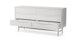 Lenia White 6-Drawer Double Dresser - Gallery View 4 of 13.