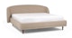 Kayra Lunaria Sandstone Bouclé King Bed - Gallery View 1 of 14.