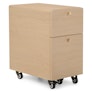 Krossa 12" File Cabinet - White Oak