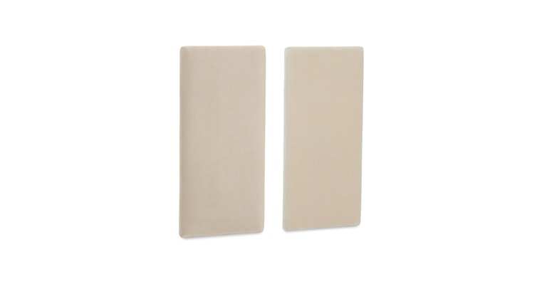 Noel Plush Pacific Loam 48" Headboard Extension Panels - Primary View 1 of 9 (Open Fullscreen View).
