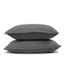 Leni King Cotton Gauze Sham Set - Charcoal