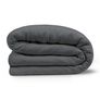 Leni King Cotton Gauze Duvet Cover - Charcoal