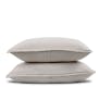 Leni King Cotton Gauze Sham Set - Light Taupe