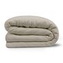Leni King Cotton Gauze Duvet Cover - Light Taupe 