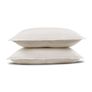 Alto Standard Linen Sham Set - Ivory White
