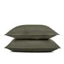 Alto King Linen Sham Set - Green