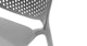Dot Graphite Stackable Dining Chair - Gallery View 8 of 11.