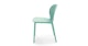 Dot Malibu Aqua Stackable Dining Chair - Gallery View 4 of 11.