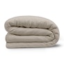 Leni King Cotton Gauze Duvet Cover - Taupe 