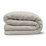 Leni King Cotton Gauze Duvet Cover - Taupe 