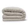 Leni King Cotton Gauze Duvet Cover - Taupe