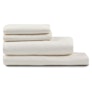 Alto Queen Linen Sheet Set - Ivory White