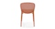 Dot Tanga Orange Stackable Dining Chair - Gallery View 4 of 11.